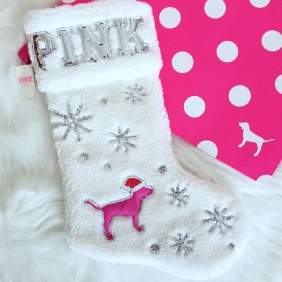 PINK Victoria's Secret Accessories - PINK Sherpa Stocking
